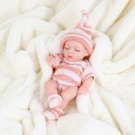 Adorable 20cm Mini Silicone Reborn Doll for Girls