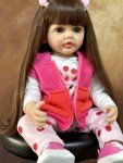 Realistic Full Silicone Reborn Baby Girl Doll