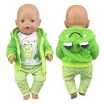 Cute Frog Outfit for 17-Inch Reborn Dolls
