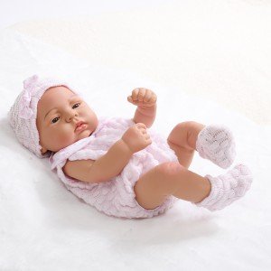 17" Lifelike Silicone Reborn Baby Doll for Girls