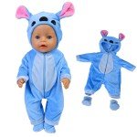 43cm Pajama Set with Hat for Reborn Dolls