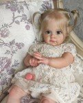 60CM Maggie Realistic Handmade Silicone Reborn Doll
