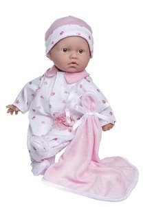 JC Toys La Baby 11" Soft Caucasian Doll Set