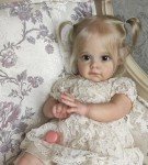 60CM Maggie Realistic Handmade Silicone Reborn Doll