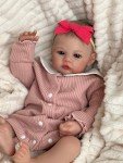 NPK 19-Inch Meadow Reborn Baby Doll with Veins