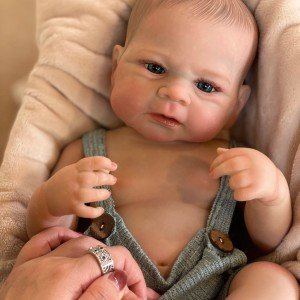 19-Inch Elijah Boy Soft Silicone Reborn Doll