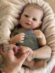 19-Inch Elijah Boy Soft Silicone Reborn Doll
