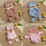 Cute Dress Jumpsuit Set for 16-Inch Reborn Dolls