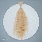 Natural Handmade Curly Mohair Wig for Reborn Dolls