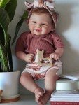 18 Inch Vivienne Realistic 3D Painted Reborn Doll