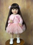 22-Inch Standing Reborn Baby Girl Doll