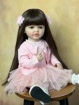 22-Inch Standing Reborn Baby Girl Doll