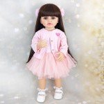 22-Inch Standing Reborn Baby Girl Doll