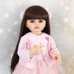 22-Inch Standing Reborn Baby Girl Doll