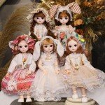 Kawaii 30cm BJD Reborn Doll Set with Outfits