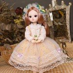 Kawaii 30cm BJD Reborn Doll Set with Outfits