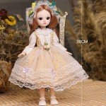 Kawaii 30cm BJD Reborn Doll Set with Outfits
