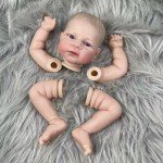 17-Inch Elijah Reborn Doll Kit with Cloth Body