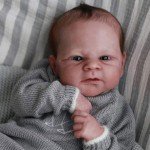 17-Inch Elijah Reborn Doll Kit with Cloth Body