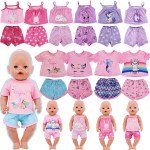 Summer T-shirt and Shorts Set for 18" Dolls