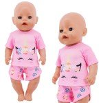 Summer T-shirt and Shorts Set for 18" Dolls