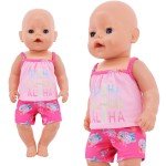 Summer T-shirt and Shorts Set for 18" Dolls