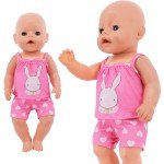 Summer T-shirt and Shorts Set for 18" Dolls