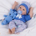 Milidool 18-Inch Realistic Reborn Baby Boy Doll