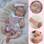 13" Loulou Silicone Reborn Baby Doll, Realistic