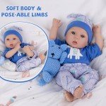 Milidool 18-Inch Realistic Reborn Baby Boy Doll
