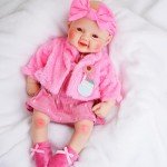 Lifelike 16-Inch Silicone Reborn Baby Girl Doll