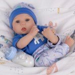 Milidool 18-Inch Realistic Reborn Baby Boy Doll