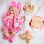 Lifelike 16-Inch Silicone Reborn Baby Girl Doll