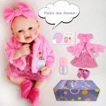 Lifelike 16-Inch Silicone Reborn Baby Girl Doll