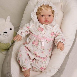 24” Lifelike Reborn Baby Doll - Blonde Girl