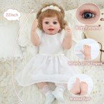EIKIVAU Realistic 22-Inch Reborn Baby Doll Set
