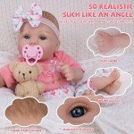 Milidool Realistic 18-Inch Reborn Baby Doll Girl