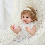 EIKIVAU Realistic 22-Inch Reborn Baby Doll Set