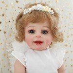 EIKIVAU Realistic 22-Inch Reborn Baby Doll Set