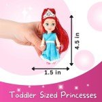 Little Royal Princess Toddler Dolls Set (6 Pack)