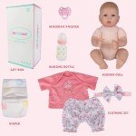 Milidool Realistic 18-Inch Reborn Baby Doll Girl