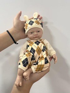 12" Realistic Full Body Silicone Baby Doll Set