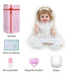 EIKIVAU Realistic 22-Inch Reborn Baby Doll Set