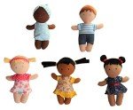 Diversity Plush Doll Set - 5 Toddler Buddies