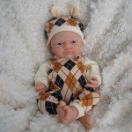 12" Realistic Full Body Silicone Baby Doll Set