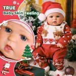 Realistic 20-Inch Christmas Reborn Baby Doll