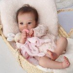 Realistic 19-inch Pinky Reborn Baby Doll