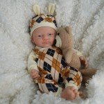 12" Realistic Full Body Silicone Baby Doll Set