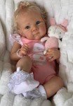 Realistic 18" Pinky Reborn Baby Doll for Ages 3+
