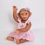 Realistic 22-Inch Monkey Baby Reborn Doll